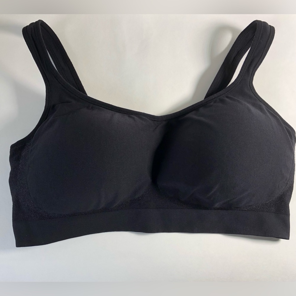 Black Padded Comfort Bra Size 3XL